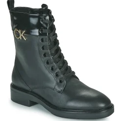 Calvin Klein Jeans - RUBBER SOLE COMBAT BOOT W/HW