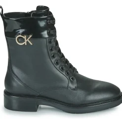 Calvin Klein Jeans - RUBBER SOLE COMBAT BOOT W/HW