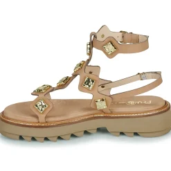 Fru.it - 9169-100-HELGA-TAUPE-TEXANO-LEGNO