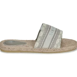 Superdry - Mules Compensées Style Espadrille En Toile