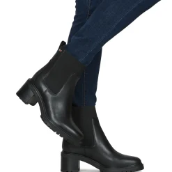 Tommy Hilfiger - FLAG MID HEEL LEATHER CHELSEA