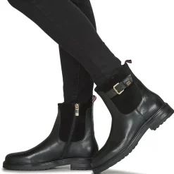 Tommy Hilfiger - THERMO MATERIAL MIX BELT BOOTIE