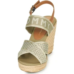 Tommy Hilfiger - TOMMY WEBBING HIGH WEDGE SANDAL