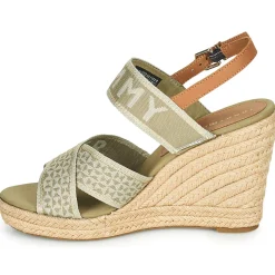 Tommy Hilfiger - TOMMY WEBBING HIGH WEDGE SANDAL