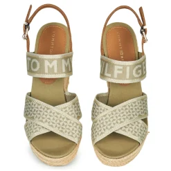 Tommy Hilfiger - TOMMY WEBBING HIGH WEDGE SANDAL